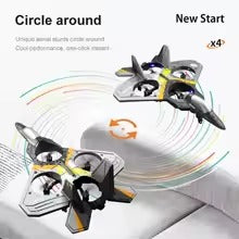 V17 RC Remote Control Airplane – 2.4G Foam Fighter Glider Plane Toy