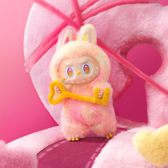 Labubu™ Plush Keychain – Quirky Pastel Monster Charm